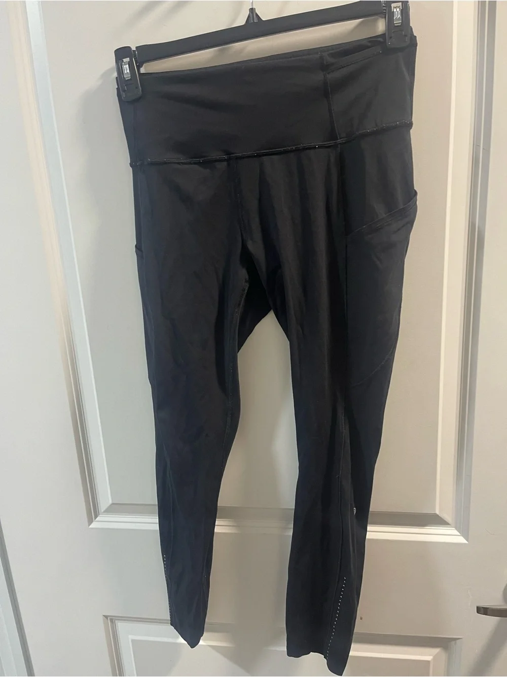 lululemon athletica Black High-Rise Leggings with Side Pocket